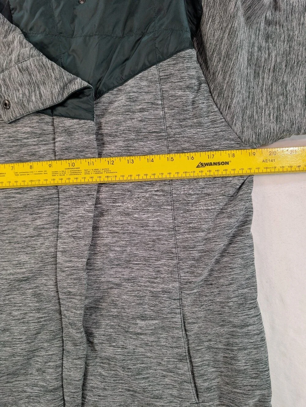 The North Face Long Pseudio Cowlneck Full Zip Jacket Gray Women's Size Small
